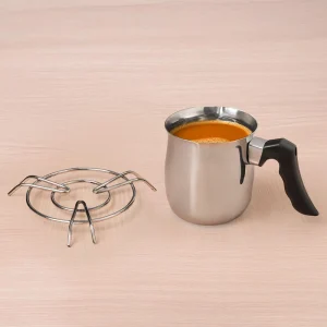 Stainless Steel Turkish Coffee Warmer - Stay-Cool Handle, Induction Friendly, 100% Food-Safe – 500ml / 900ml